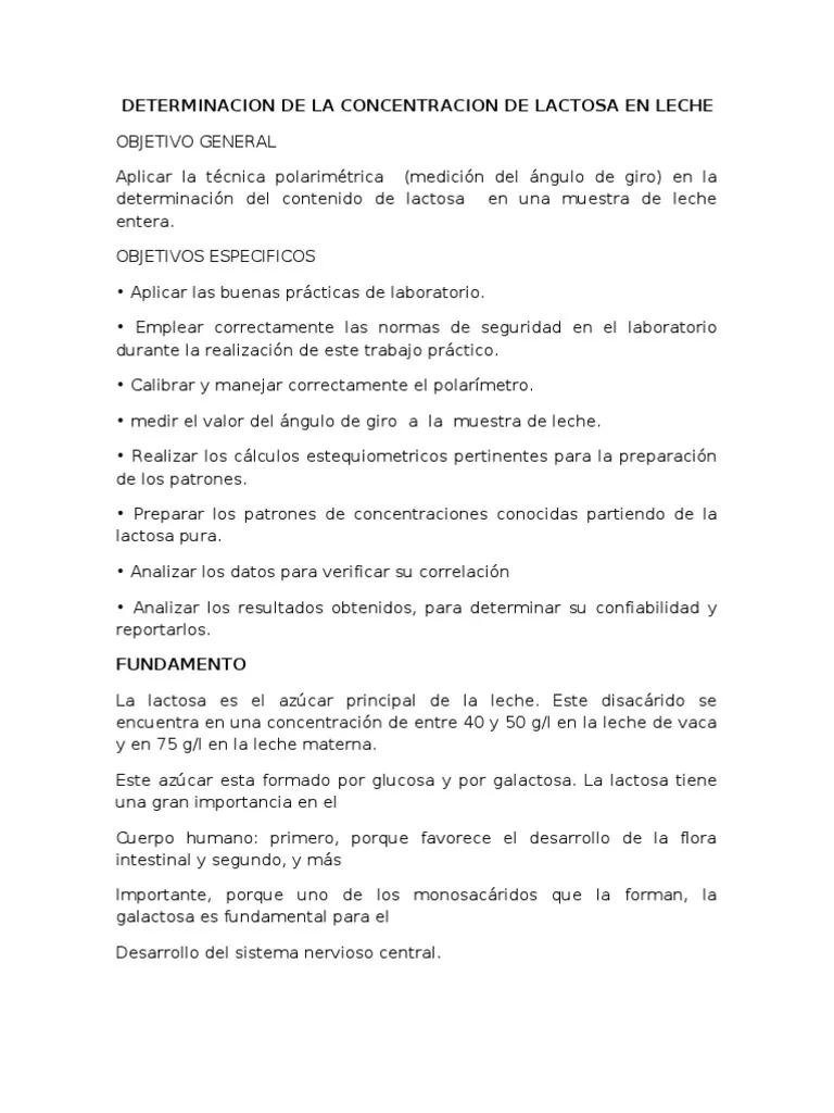 Determinación de Lactosa en Leche: Métodos y Aplicaciones - Cómo determinar el contenido de lactosa en la leche determinacion de lactosa en leche - Cómo determinar el contenido de lactosa en la leche