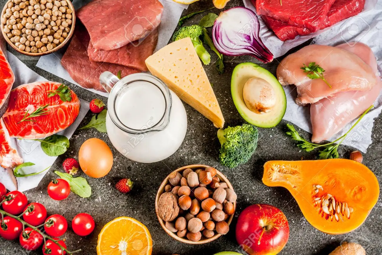 imagenes de alimentacion saludable lacteos carnes vegetales - Qué alimentos forman parte de una alimentación saludable
