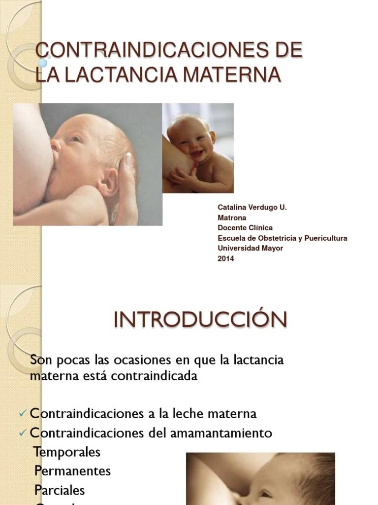contraindicaciones de la leche materna - Qué contraindica la lactancia materna