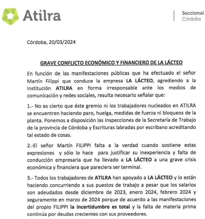 la lacteo convocatoria de acreedores - Qué significa estar en convocatoria de acreedores