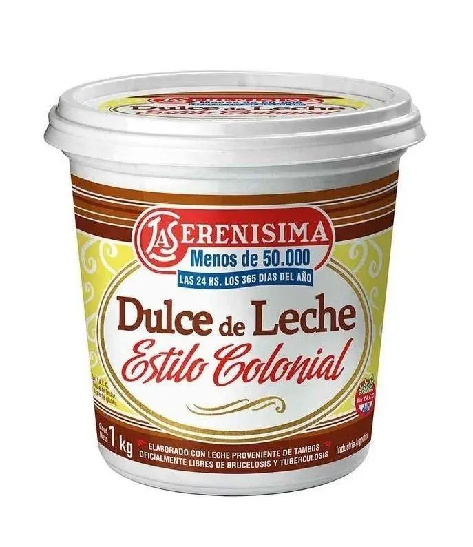 dulce de leche la serenisima colonial - Qué tiene el dulce de leche estilo colonial